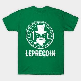 LEPRECOIN - Leprechaun St Patricks Crypto Coin T-Shirt